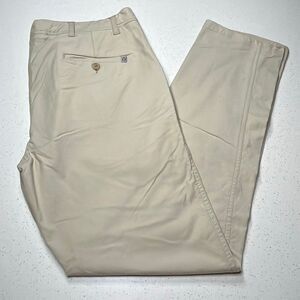 Tasc Performance Mens Chino Pants Khaki Organic Cotton Bamboo Stretch 38x34